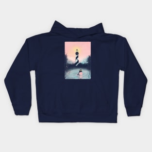 Lighthouse Girl Kids Hoodie